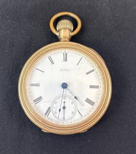 1555471 Waltham Antique Appleton Tracy And Co Pocket Watch 1877 #1555471 Not Working