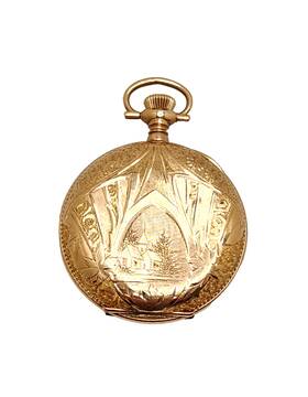15592277 Waltham 1907 Gf Hunter Case Pocket Watch #15592277 Grade 165 15j Not Running