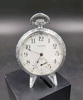 15699521 Waltham Pocket Watch 15j 12s C.1907 For Parts Or Repair