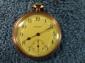160-61b Waltham Usa Gold Filled Pocket Watch Antique