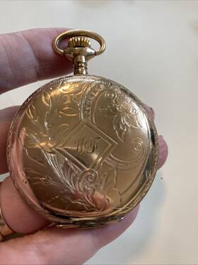 16184268 Waltham P.s. Bartlett Pocket Watch 17 Jewels 1907 Gold Filled Case Runs