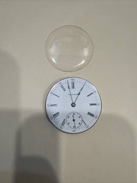 18219540 Waltham Pocket Watch Movement Size 16 Jewels 23 Works Hands 1908