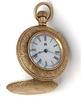 400780 Waltham 1873-6 1889 Lever Set Gf Pocket Watch