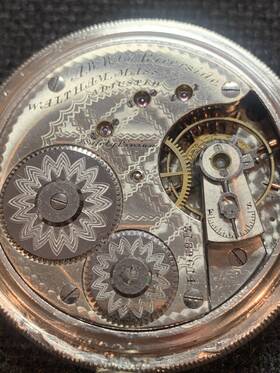 1887-91 Waltham Model 1872 Riverside Grade 16s 15j Open Face Pocket Watch C