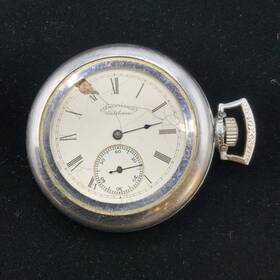 1891-1892 Waltham Vintage Antique Pocket Watch Grade H 6s 11j