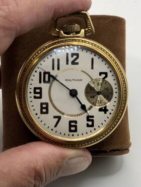 1894-95 Waltham Rare Vintage Crescent Street Pocket Watch For Parts Or Repairs