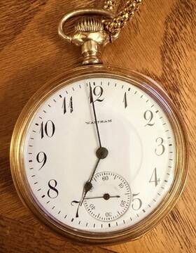 19008 Waltham 16s 17j Model 1908 Grade 635 Beautiful 25 Year Case