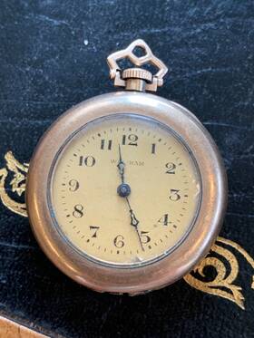 19897986 Waltham Pocketwatch 1914 7j Non Working Gold Filled Case