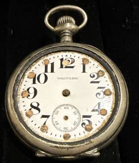 20260886 Waltham Open Face Philadelphia Watch Case Co Silverode Parts Only