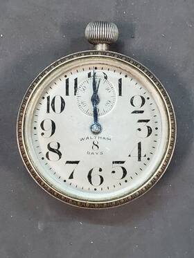20487433 Waltham 8 Day Pocket Watch