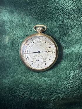 21819850 Waltham Antique 14 Karat Real Gold 15 Jewel S Pocket Watch