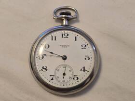 22828449 Waltham Antique Silverode Serial Number U.s.a Manual Wind Mens Pocket