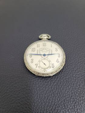 23285069 Waltham Vintage 14k Gold Filled 17 Jewel Open Face Pocket Watch