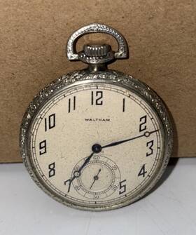 23363624 Waltham Vtg Pocket Watch Eldridge Gold Filled- 1900-1910- Needs Servicing