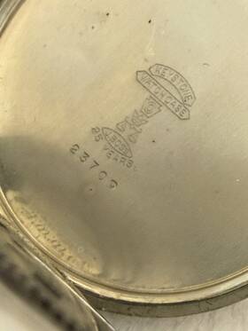 23709 Waltham 15 Jewels Silver Keystone Pocket Watch Mechanical Subdial Open Face