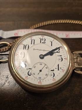 2461206 Waltham #2461206 Keystone J Boss 10k Gold Filled 17 Jewels Pocket Watch Works