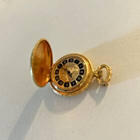 250526-1 Waltham Vintage Luxury Pocket Watch 17 Stone Women S Analog Leo