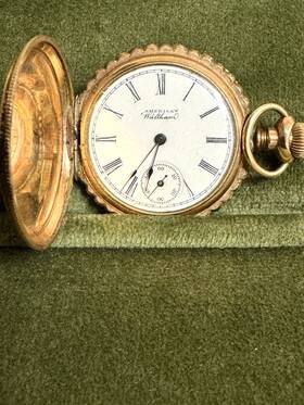 2606708 Waltham Vintage 1884 Pocket Watch Grade Hillside 14s 7j