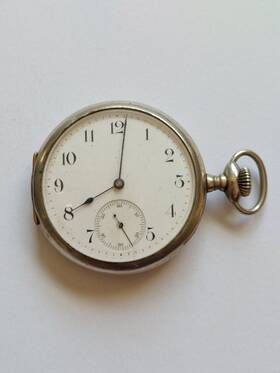 2762177 Waltham 1880s Grade Am. W. Co. 15 Jewels 16s Silver Tone Pocket Watch