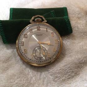 30612608 Waltham Vintage Colonial Premier 21 Jewels Pocket Watch 10k Rgp Runs