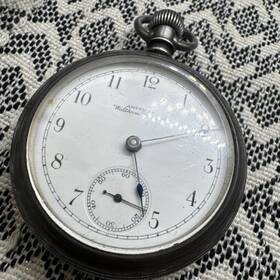 3659 Waltham Grade 20 Pocket Watch For Repair #3659