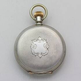 4276891 Waltham Grade J Model 1899 Coin 6 Size Hunting Case Pocket Watch Ca. 1890