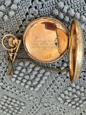 Waltham 427997 Rare 1892 American Watch Co. Gold Fill Pocket