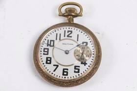 4436891 Waltham Pocket Watch 1883 Train Case Serial #4436891