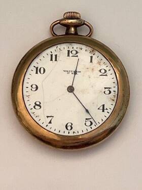 4468633 Waltham American Watch Company Gibraltar Guaranteed Gold Filled # Pocket
