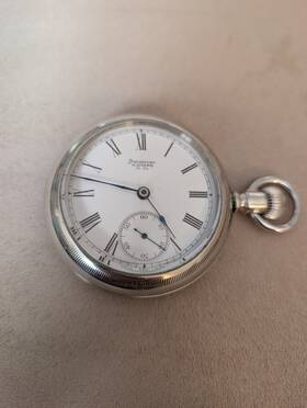 4489535 Waltham Pocket Watch 4489535. 15 Jewels Size 18s. Runs Perfectly Well