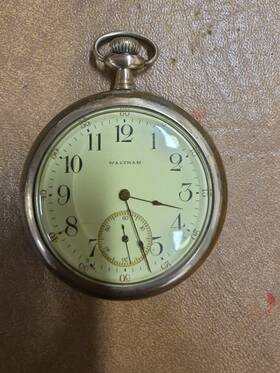 1916 Waltham 5343 #5342 Antique Pocket Watch 17 Jewels Inch Working