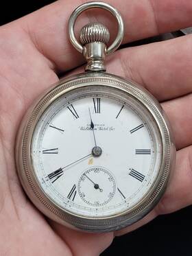 5861988 Waltham 1892 American Watch Co Pocket By Philadelphia Case