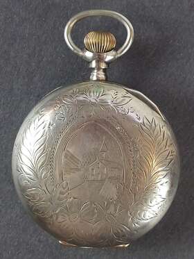 5952685 Waltham 1883 Sterling 925 Fine Pocket Watch Timepeice