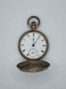 602032 Waltham Antique Watch Company Pocket 18kt Gold Filled Untested 15j