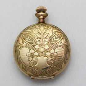 6102922 Waltham 60 Model 1891 Size Gold Filled Full Hunter Pocket Watch Ca. 1893