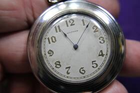 6839215 Waltham A Real Nice Vintage Art Deco Style Pocket Watch In Running Condition # 7