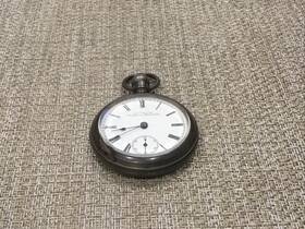 6868029 Waltham Antique 14s 7 J American Open Face Pocket Watch Sn Bond St