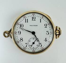 6933240 Waltham B&b Royal Gold Filled Pocket Watch A.w.w. Co
