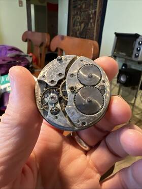 7273366 Waltham Oak4 A.w.w. Co. Royal Pocket Watch Part