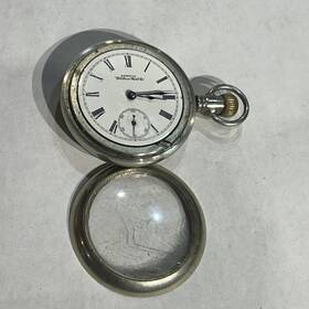 7411872 Waltham Antique American Watch Co Silveroid Pocket # Not Running
