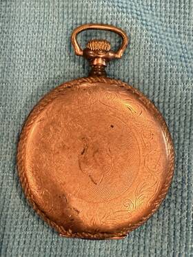 8222043 Waltham Vintage Mass Pocket Watch For Parts Not Working