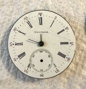8229263 Waltham Pocket Watch Parts