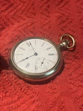 C8612019 Waltham 862019 Antique Pocket Watch 15 Jewels . Grade 620 Size 16s Running