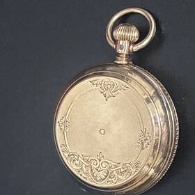 872286 Waltham 1800s American Watch Co Riverside Model Solid 14k Gold Pocket