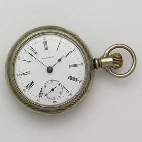 9022549 Waltham Grade No. 18 Model 1883 Size Oresilver Pocket Watch Ca. 1899