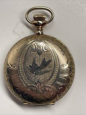 911760 Waltham Us Pocket Watch 15j 8s Pendant Set Hunter Gf S/n C. 1899
