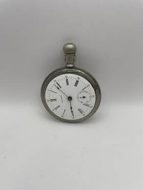 9274243 Waltham Pocket Watch Openface 15 Jewels Size 18 1899 #9274243 For Parts/repair