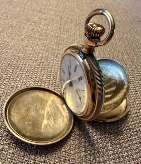 9818372 Waltham Pocket Watch Size Model 1891 20 Year Gold Filled