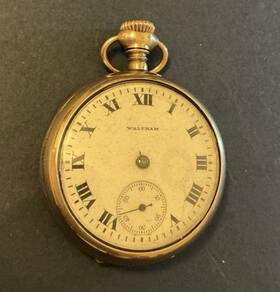 A1245 Waltham Vintage 1913 3/0s 15j 315/1900 Filigree B&b Peer 20yr Case