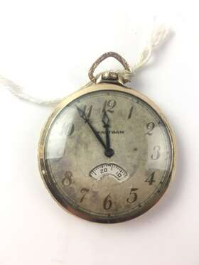 Dh19 Waltham 21j Pocket Watch